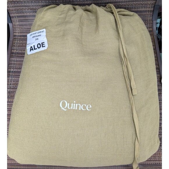 Quince Other - Quince 100% European Linen Duvet Cover 3PC Set Color Aloe King/Cal King -NEW-